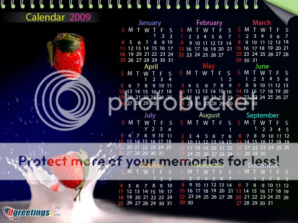 2009 Calender